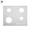 Four Burners Frosted Silk Screen Printing Tempered Gas Cooker Cooktop Glass