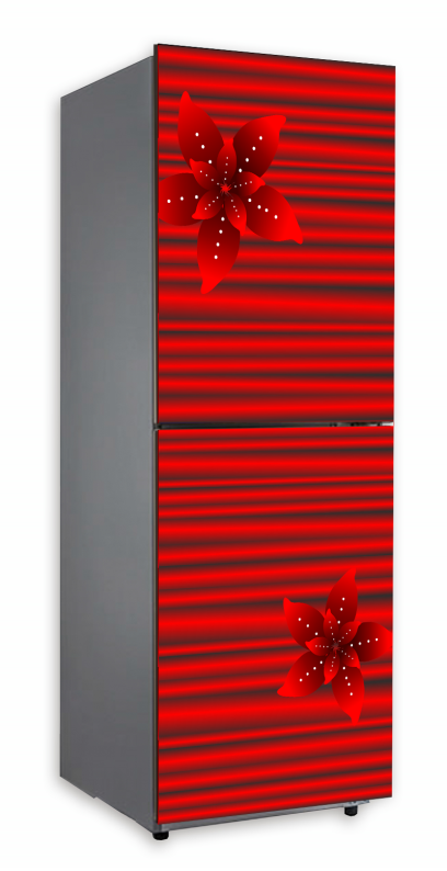 Rose And Flower Silk Screen Printing Tempered Glass for New Design Colorful Refrigerator Panel