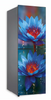 UV Printed Colored Flower Refrigerator Tempered Glass Door Panel