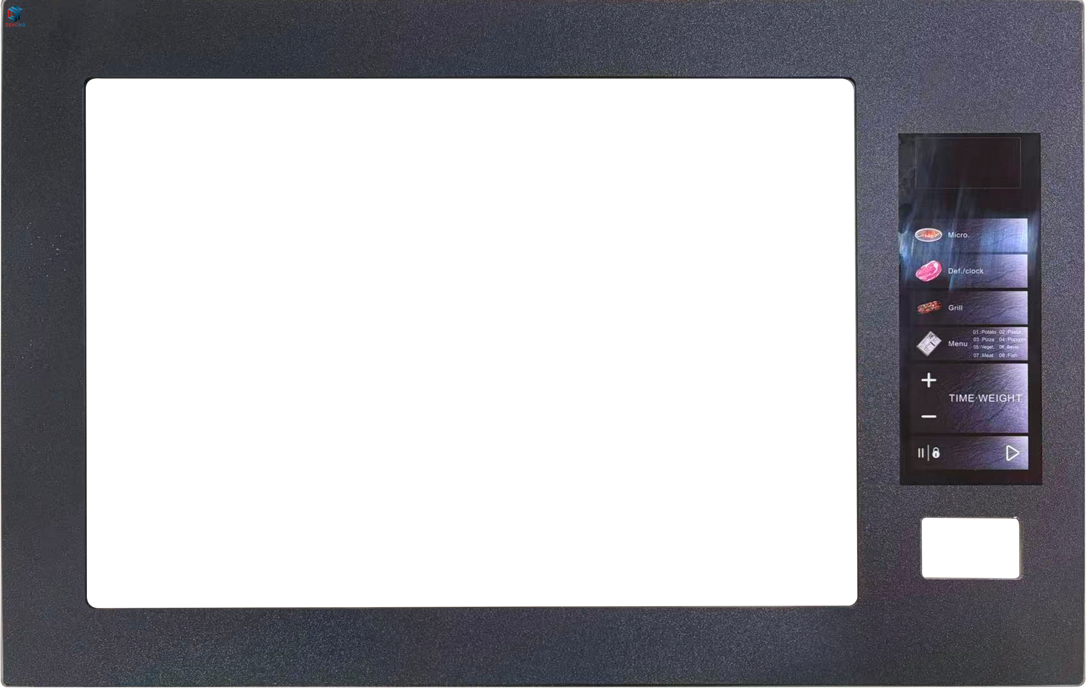 Screen Printed Impact Resistance Microwave Door Glass