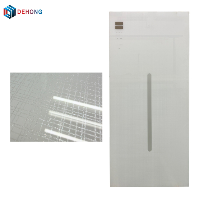 Clothes Dryer Glass Cover Panel with Screen Printed Glitter Effect