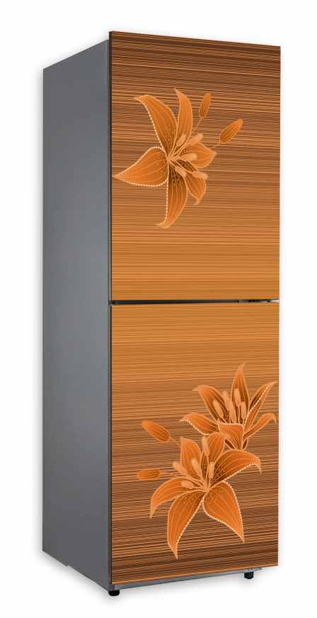 Silk Screen Printed Refrigerator Glass Panel In Customized Size And Color