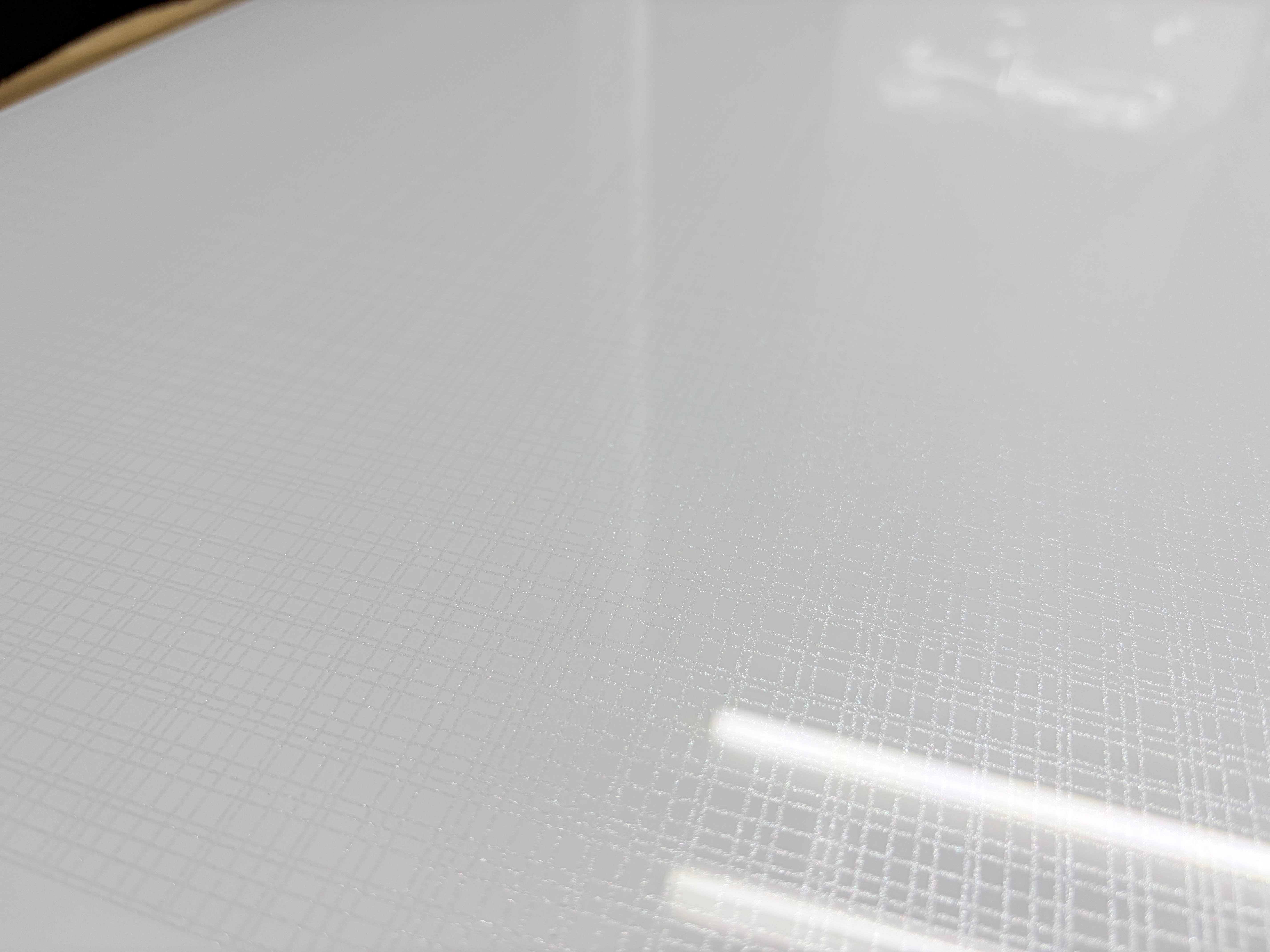 Brushed Effect Screen Printed Fridge Door Glass Panel