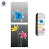 Mirror Coated Combined Screen Printed Refrigerator Glass Door Plate