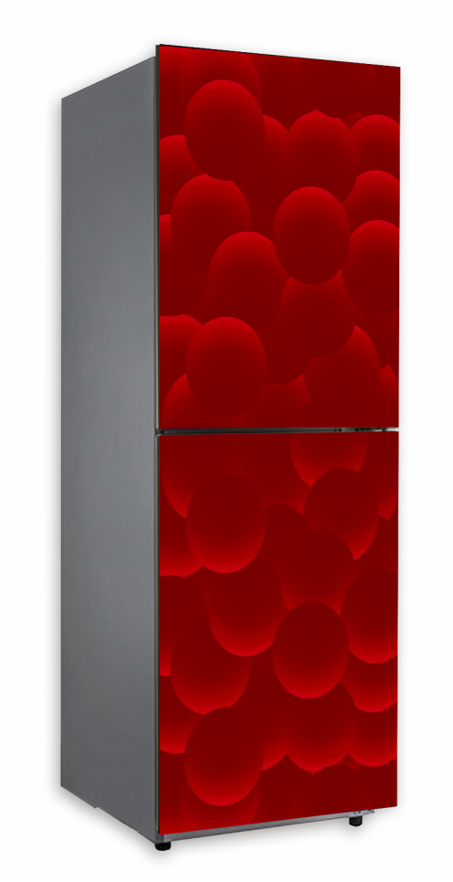 Silk Screen Printed Refrigerator Glass Panel-Purple Rose