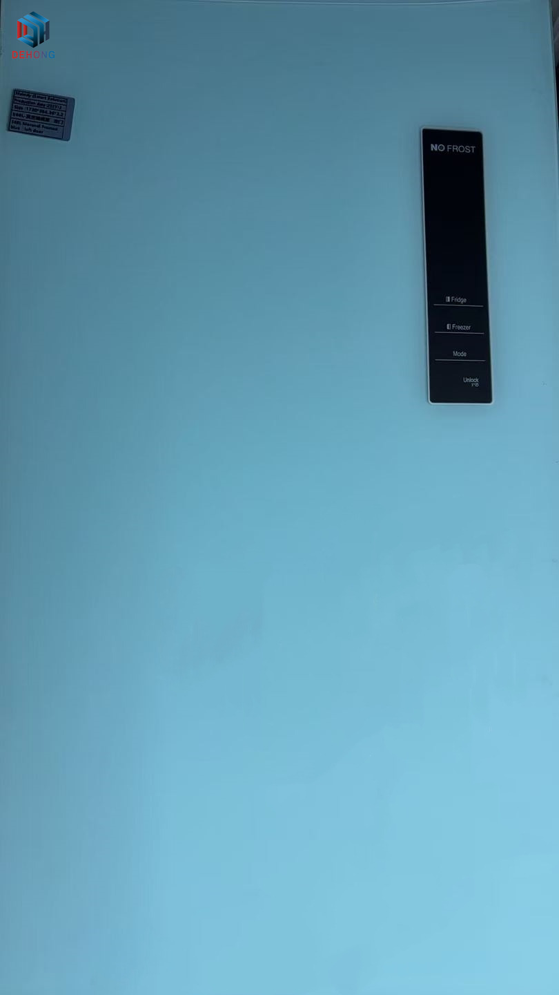 Touchscreen Refrigerator Glass Door with Screen Printed Macaron Colors