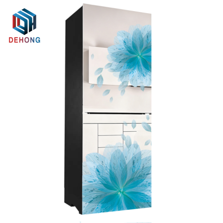 Mirror Coated Refrigerator Tempered Glass Plate With Screen Printing 