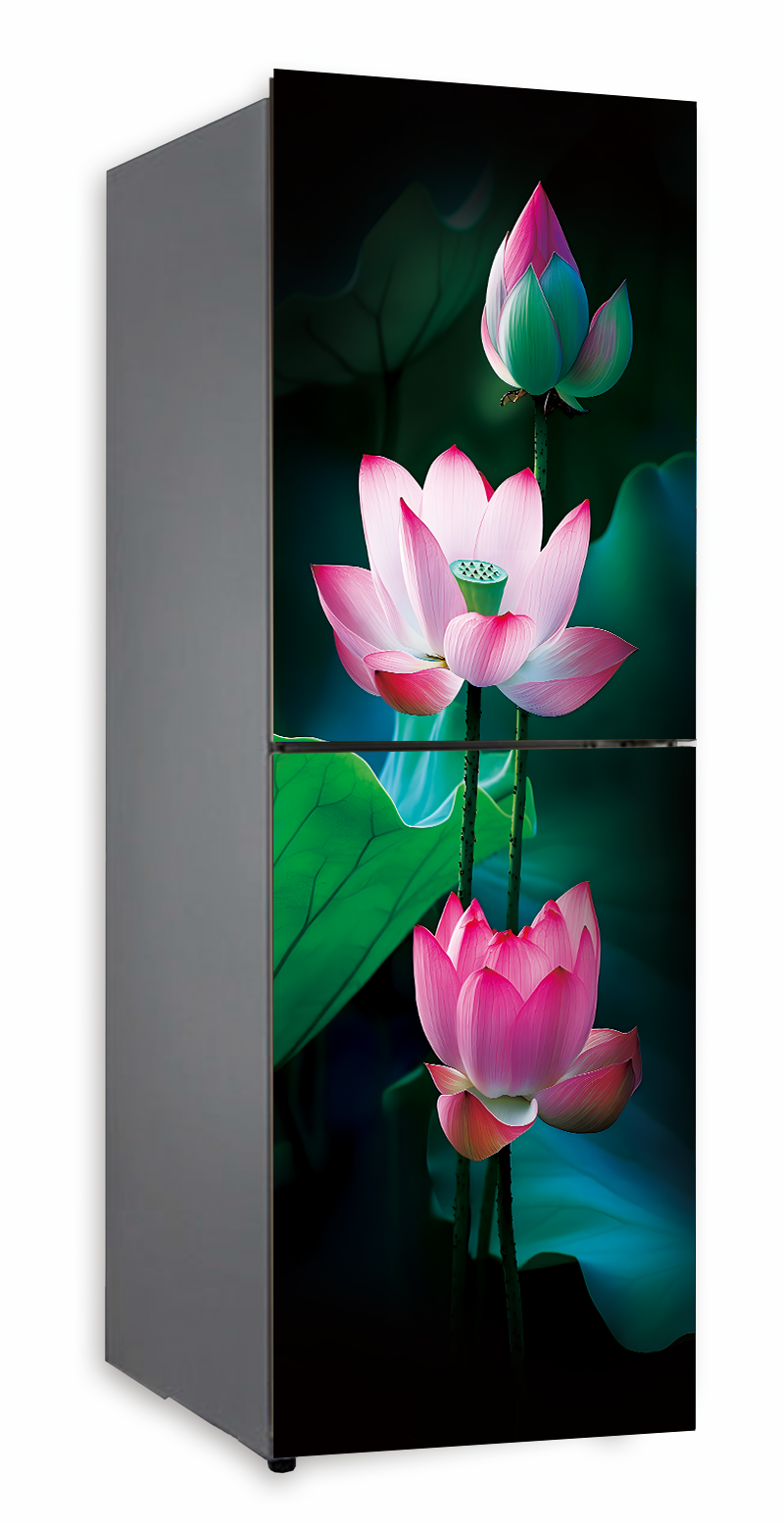 Shiney Colored UV Printing Refrigerator Tempered Glass for Home Appliances