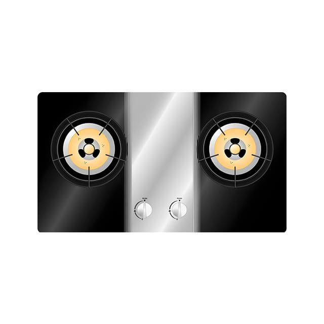 Gas Cookers Glass in a double-headed furnace application